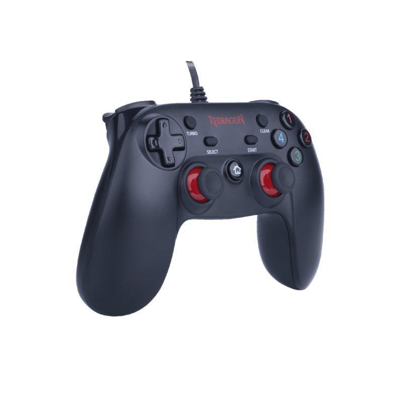 Control Gamer Con Cable Redragon Saturn G807 para PC y PS3 USB-4