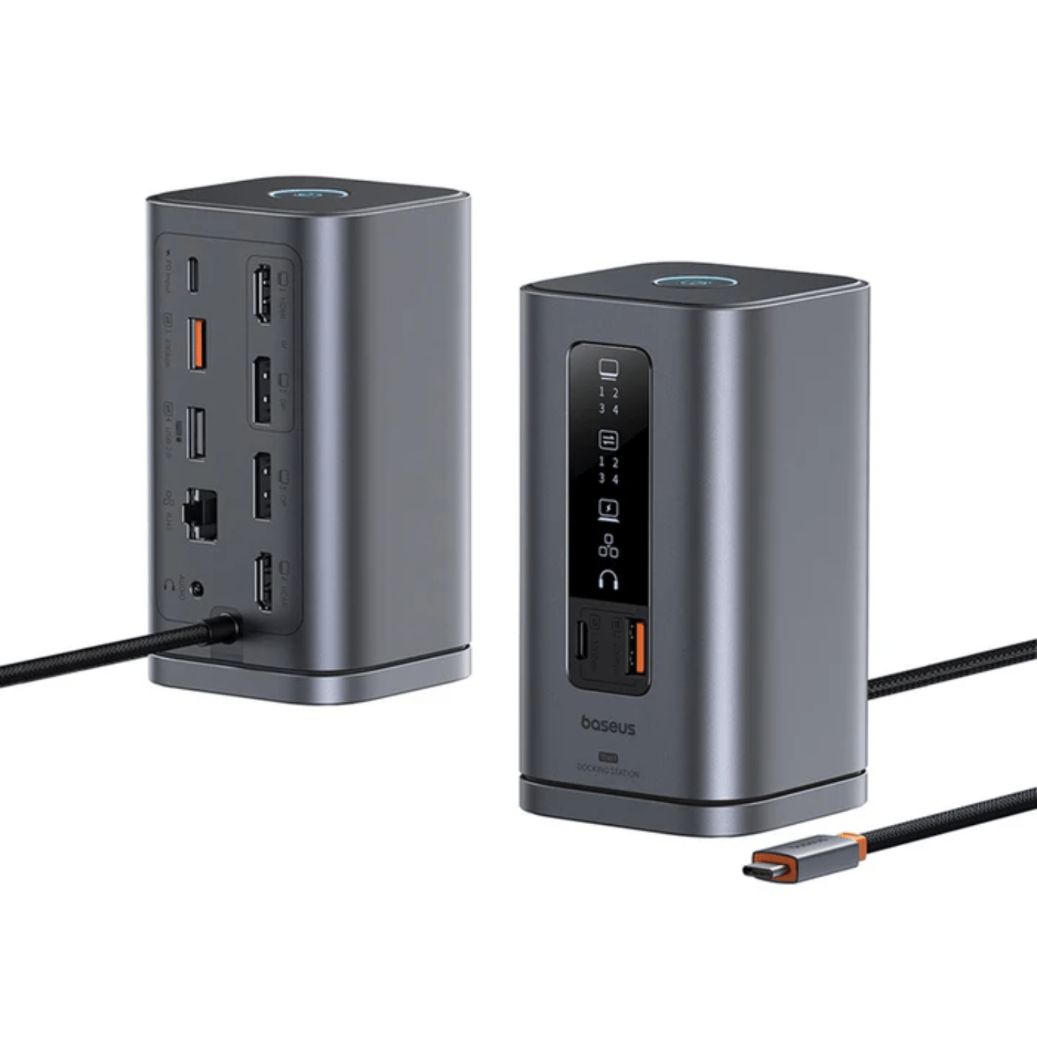 Docking Station Baseus Spacemate 11 en 1 Negro-2