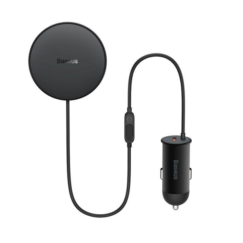 Cargador Inalámbrico MagSafe para Autos - Baseus - Negro-0