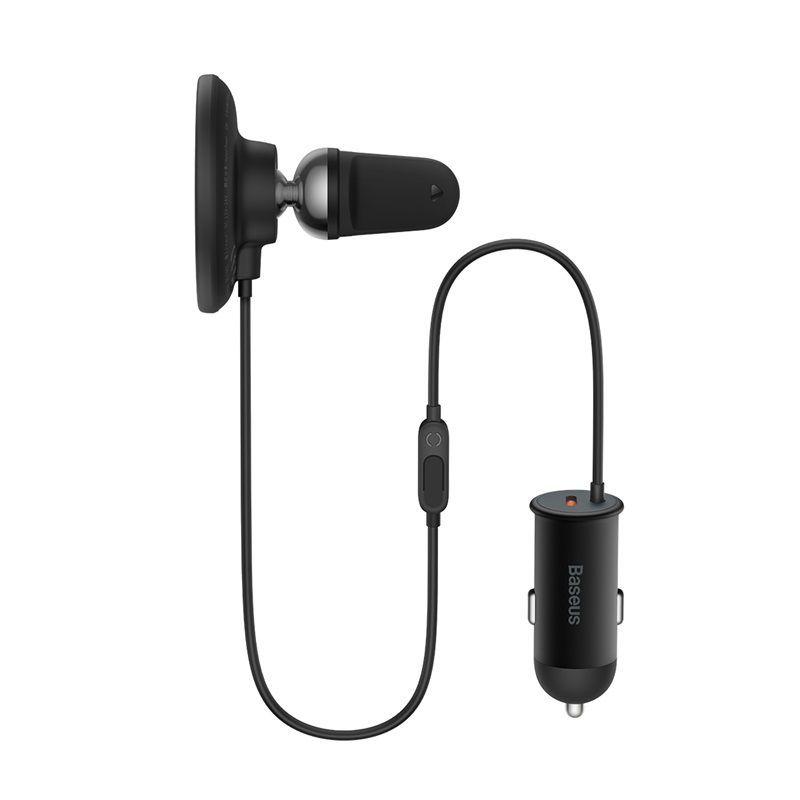 Cargador Inalámbrico MagSafe para Autos - Baseus - Negro-2