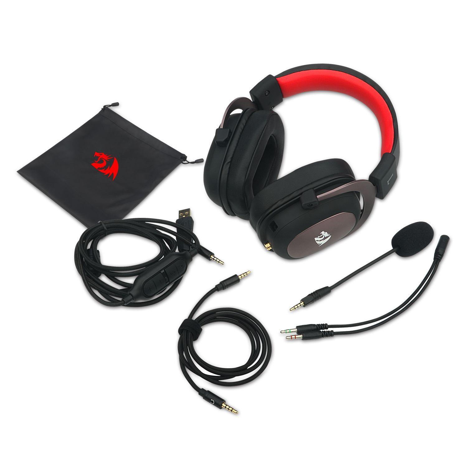 Audífonos Gamer Redragon Zeus X H510 RGB - Wireless - Negro-5