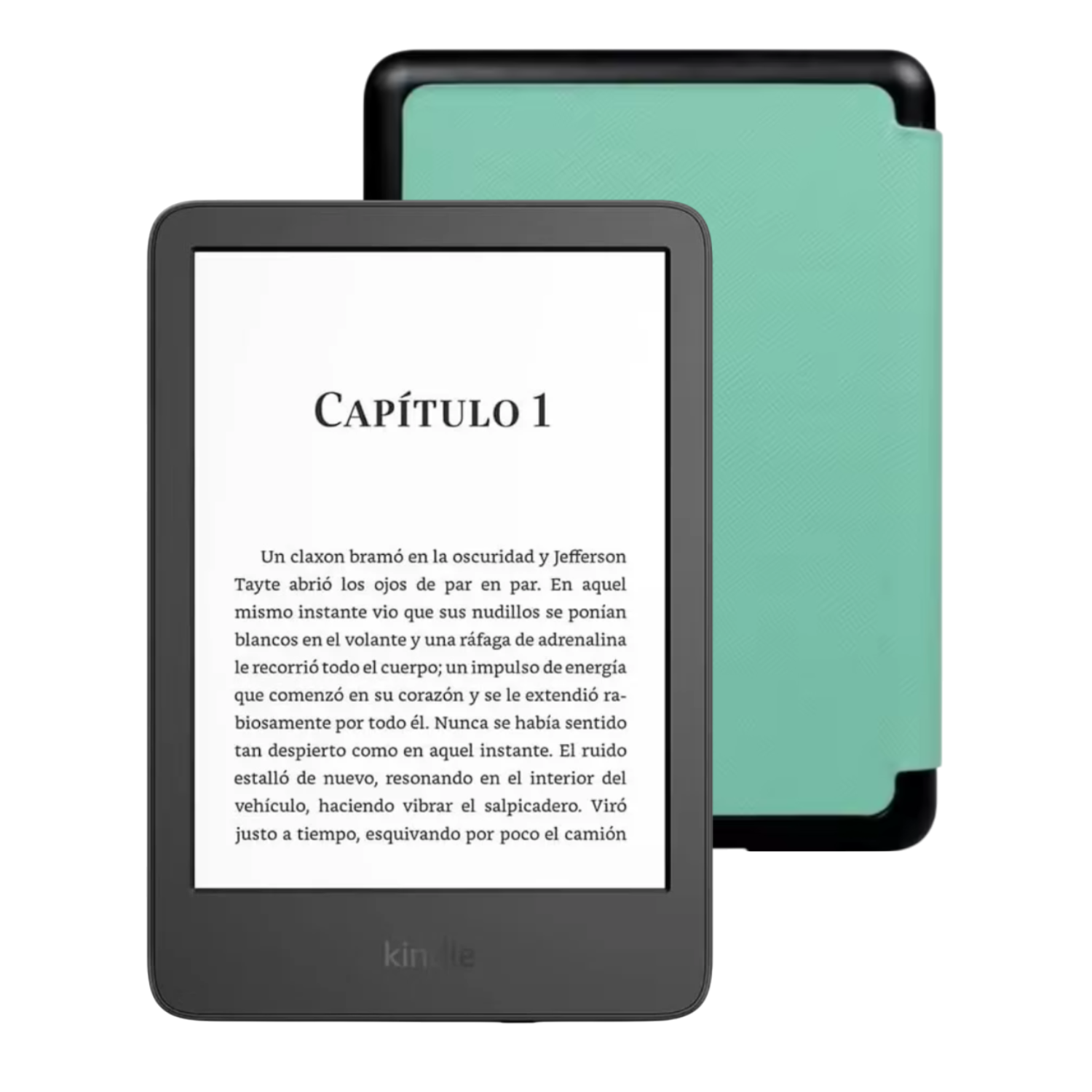 Amazon Kindle Paperwhite 7" e-Reader (2024) 16 GB con Funda Premium verde-0
