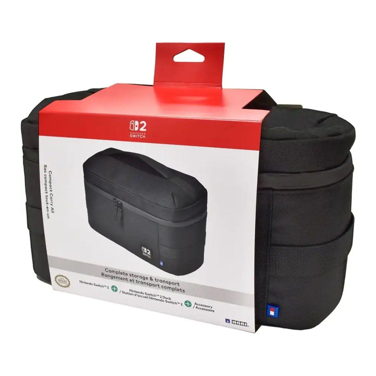 Estuche Compacto Hori para Nintendo Switch 2 Negro-0