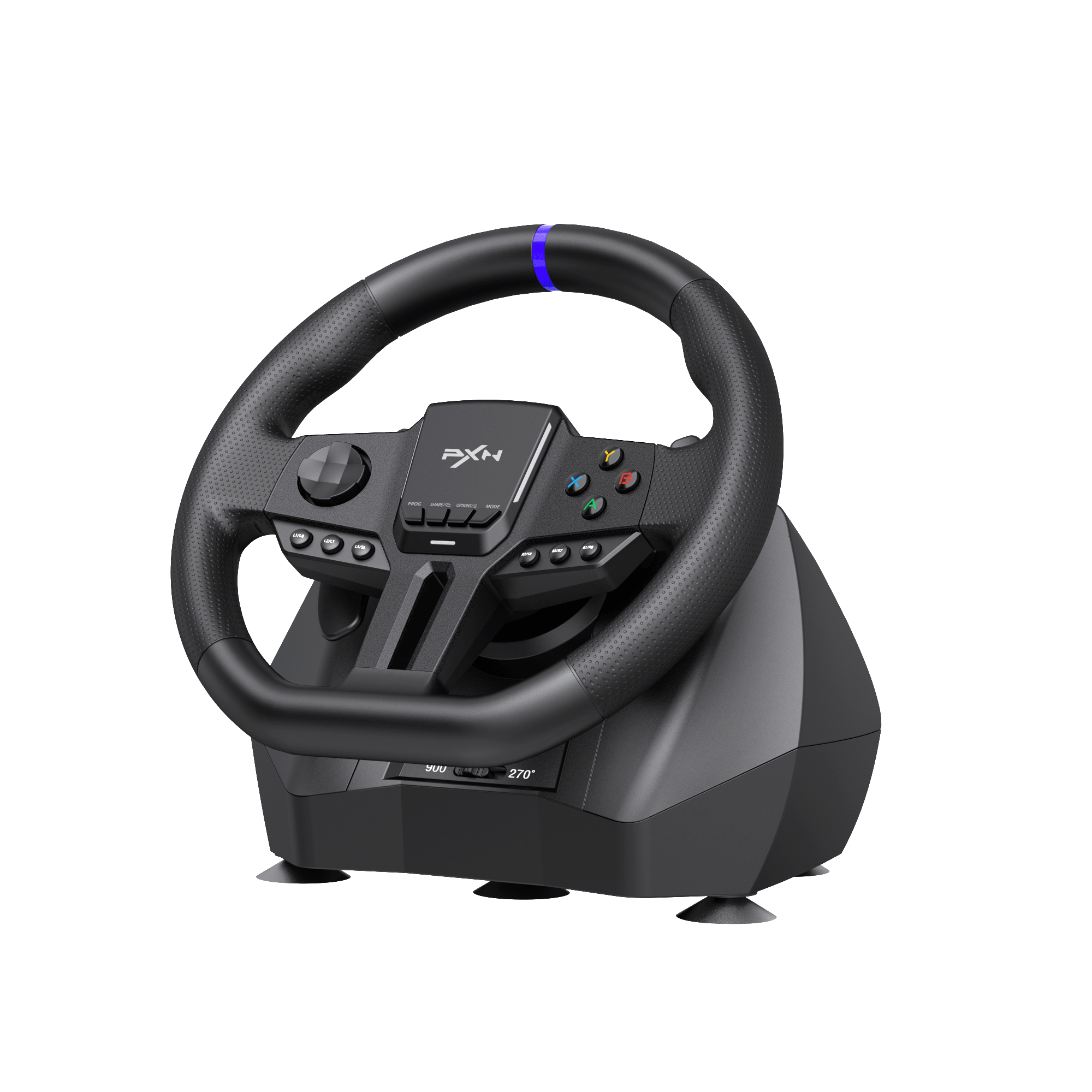 Volante de Carrera PXN V900 GEN2 con Pedales PC, Xbox One, Xbox Series X|S, PS3, PS4, Nintendo Negro-2