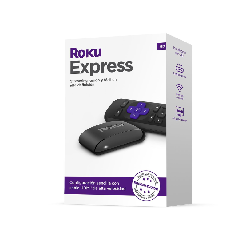 Roku Express HD Streaming Modelo 3960R - Reacondicionado-0