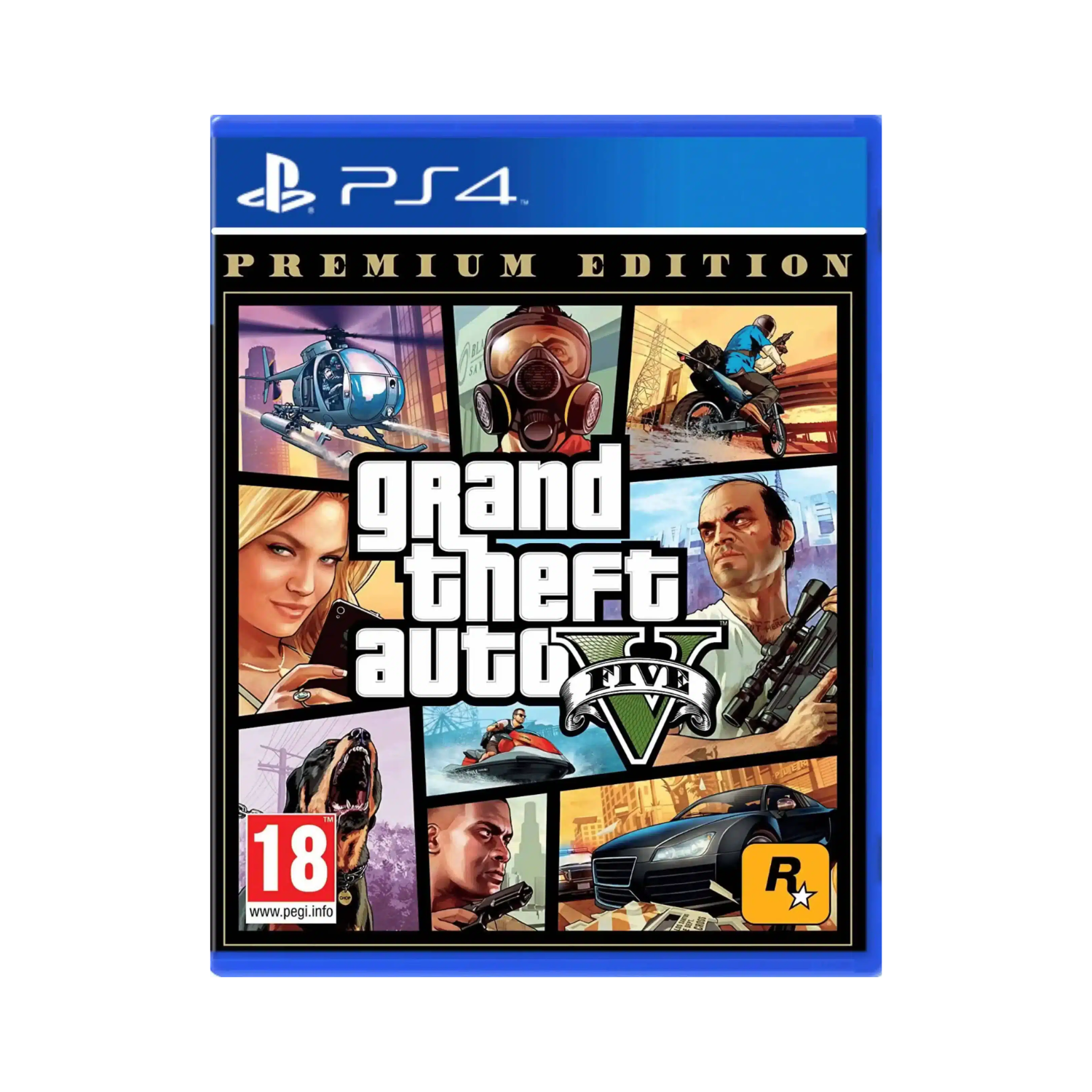 Juego PS4 GTA 5 Grand Theft Auto V Edición Premium-0