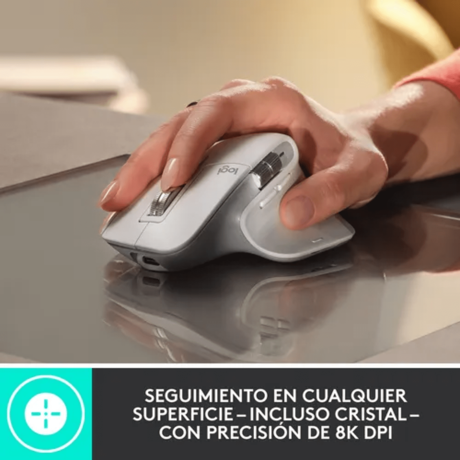 Mouse inalámbrico Logitech MX Master 3S gris-2