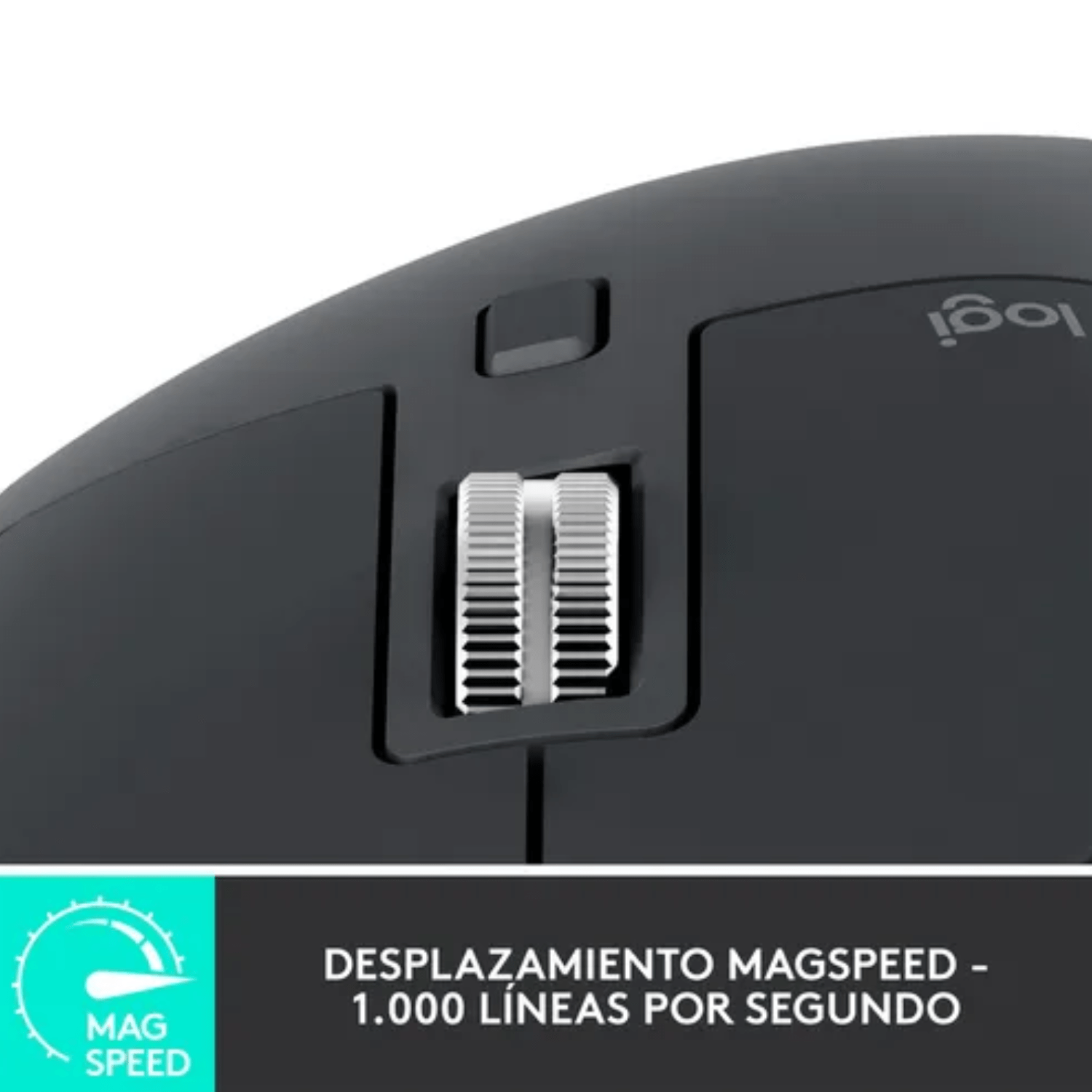 Mouse inalámbrico Logitech MX Master 3S gris-5
