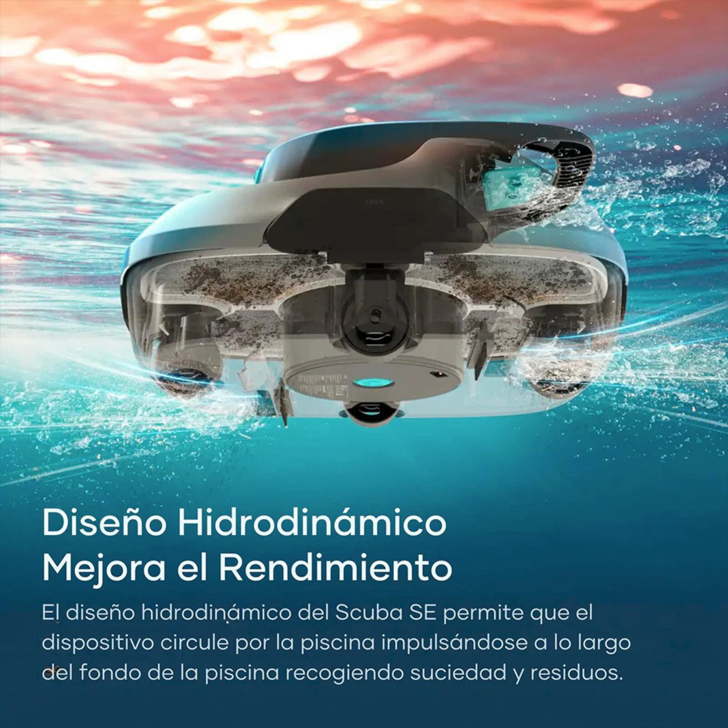 Limpiador de piscina automático Aiper Scuba SE gris-6