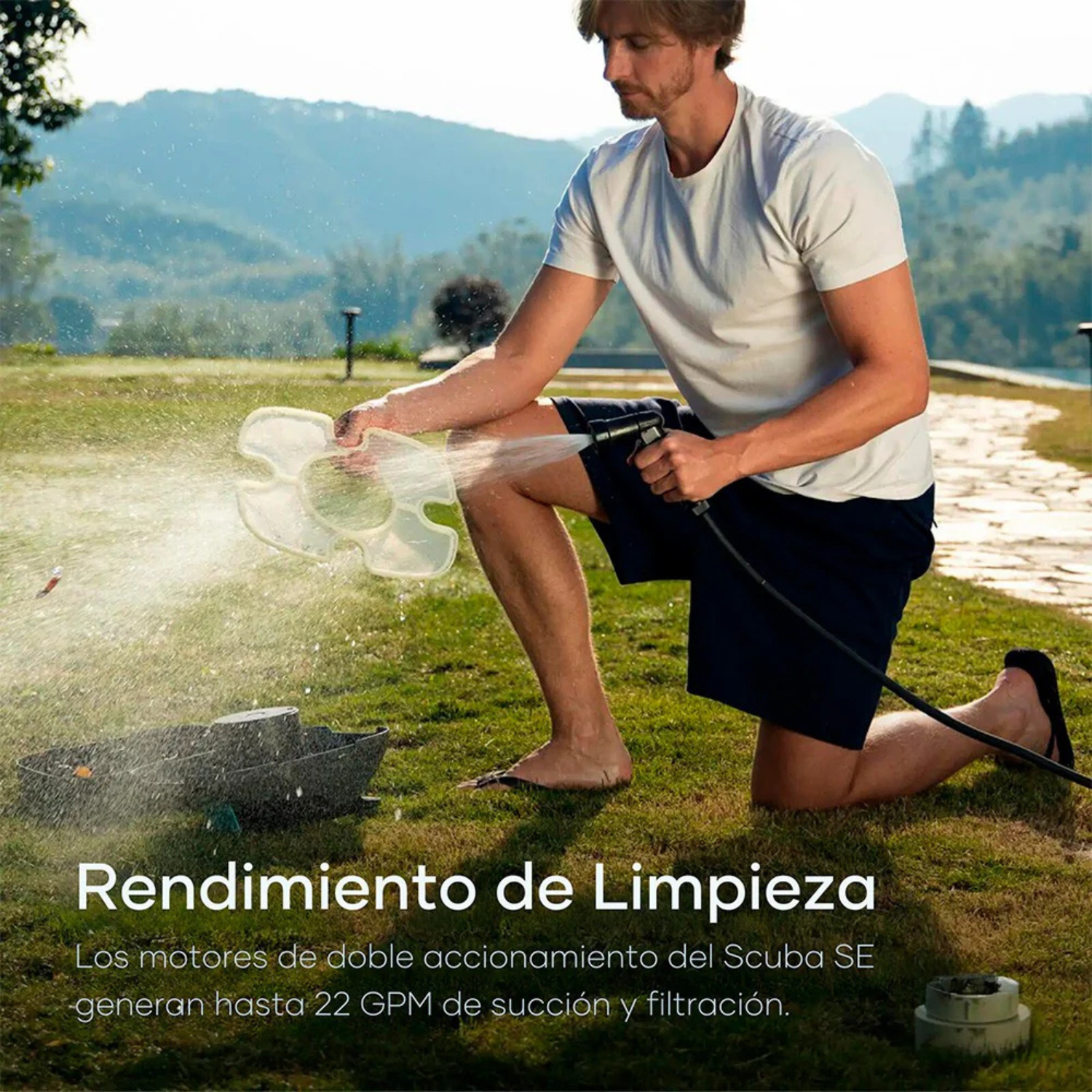 Limpiador de piscina automático Aiper Scuba SE gris-7