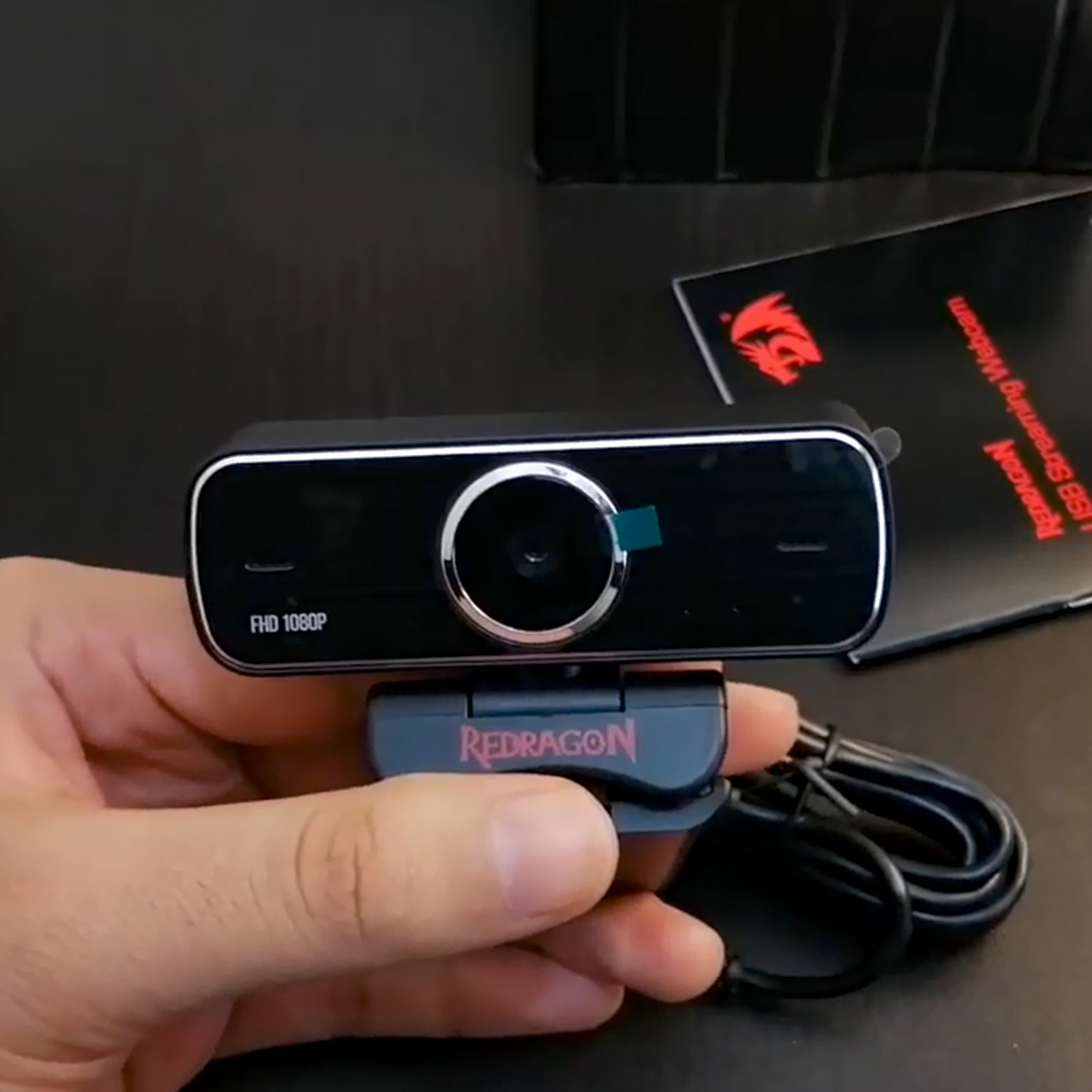 Webcam Redragon Hitman GW800 Negro-4