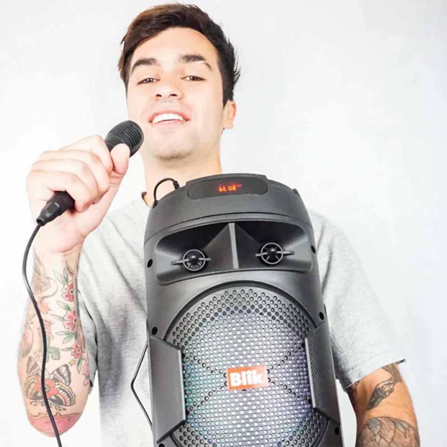 Parlante Karaoke Blik Screamer3 - Negro-5