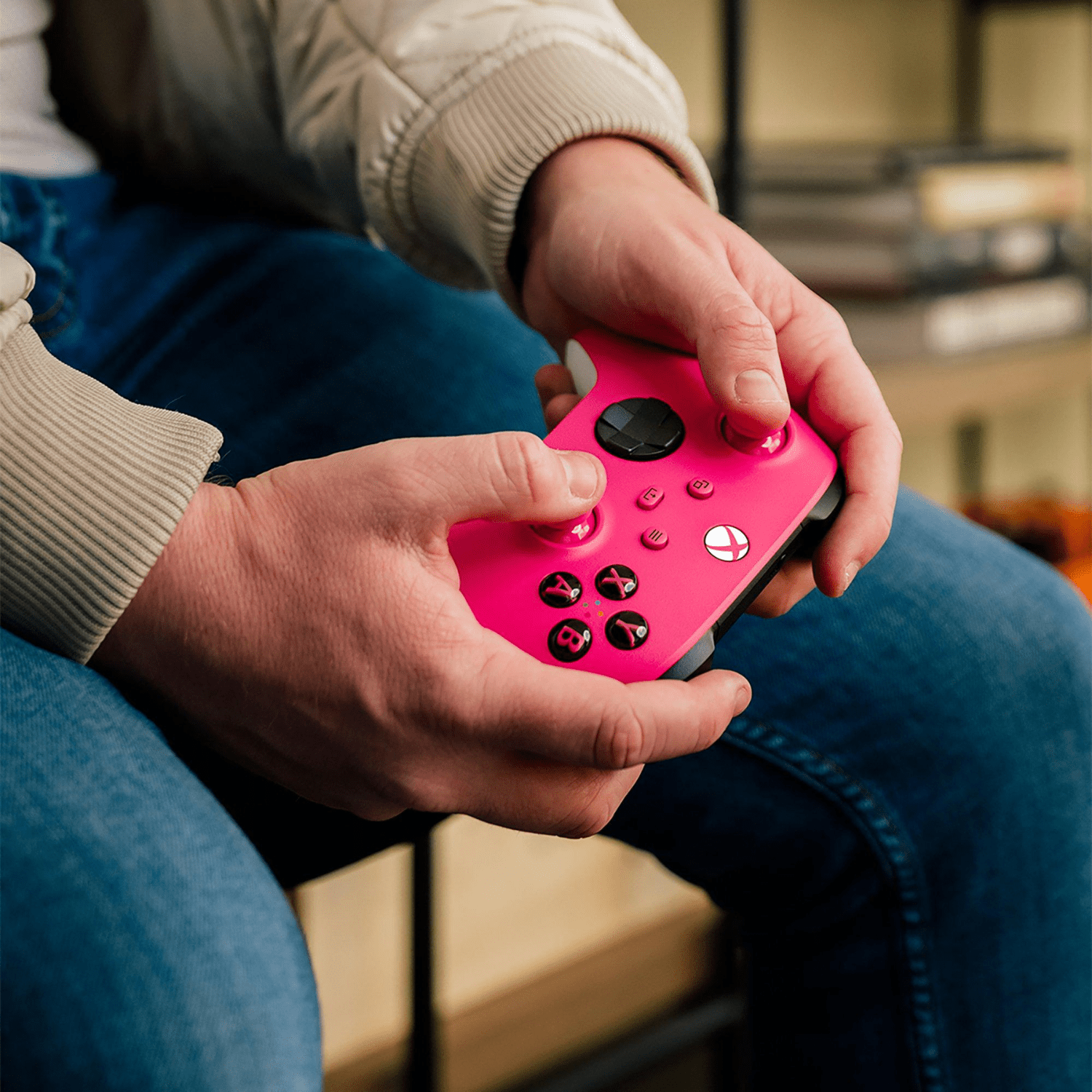 Control Inalámbrico Microsoft Xbox Rosado-5