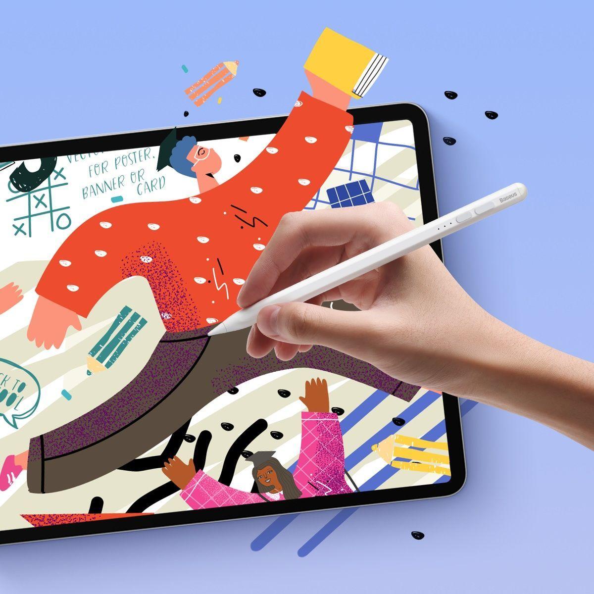 Pencil Baseus Smooth Writing 2 con indicadores LED compatible con iPad-5