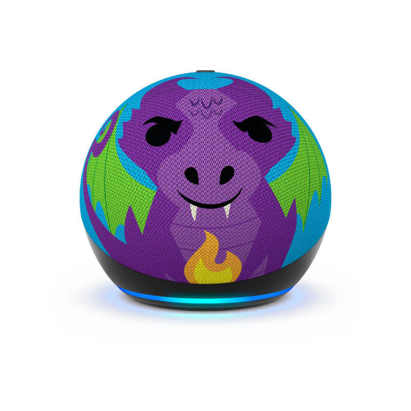Parlante Inteligente Alexa Echo Dot Kids 5 - Dragón-0