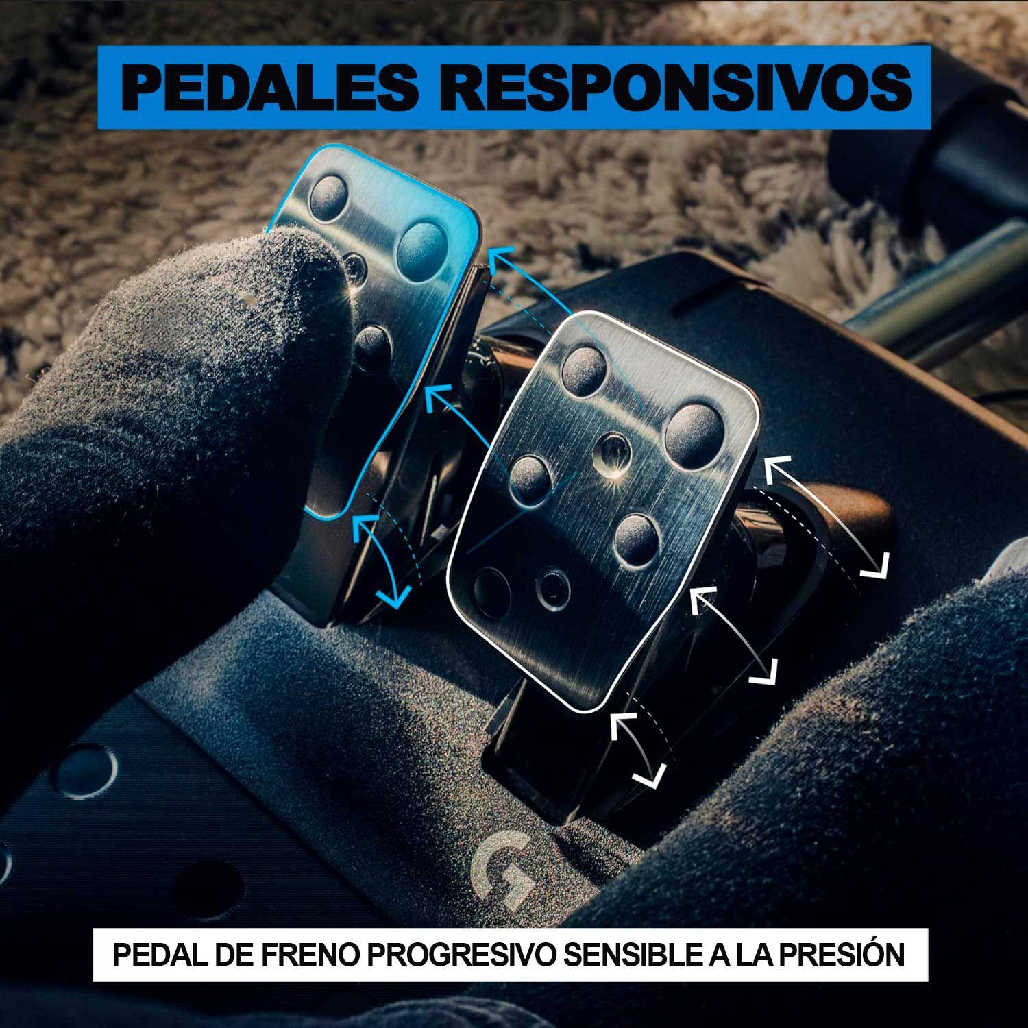 Volante De Carreras con Pedales Logitech G923 PS5, PS4 y PC-2
