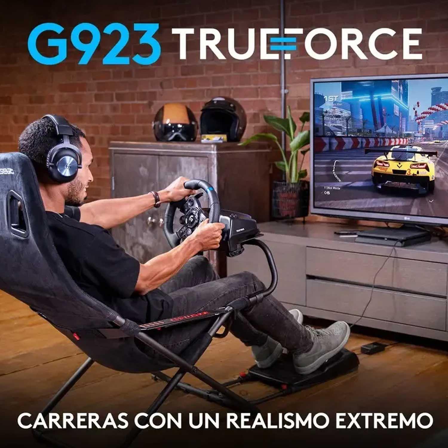 Volante De Carreras con Pedales Logitech G923 PS5, PS4 y PC-5
