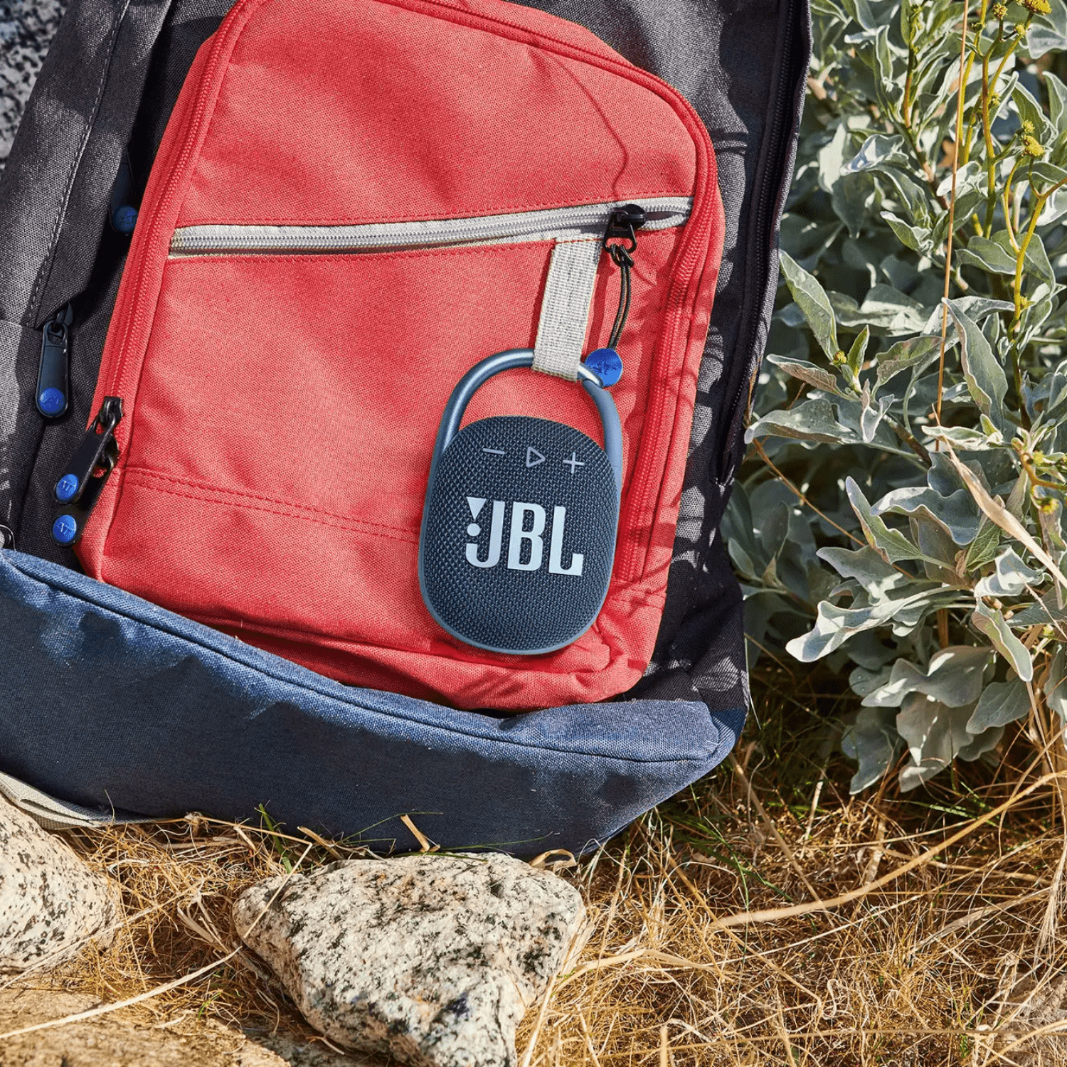 Parlante Bluetooth JBL Clip 5 Negro con Naranjo-2