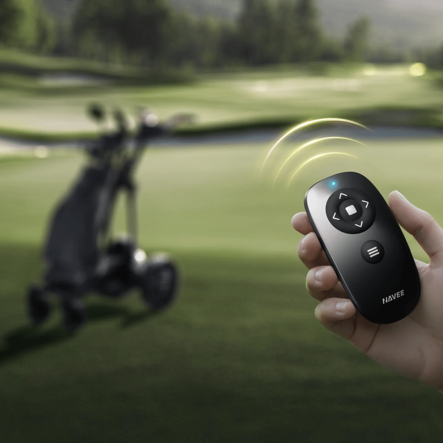 Carrito de Golf Eléctrico Navee Birdie 3X Negro-3