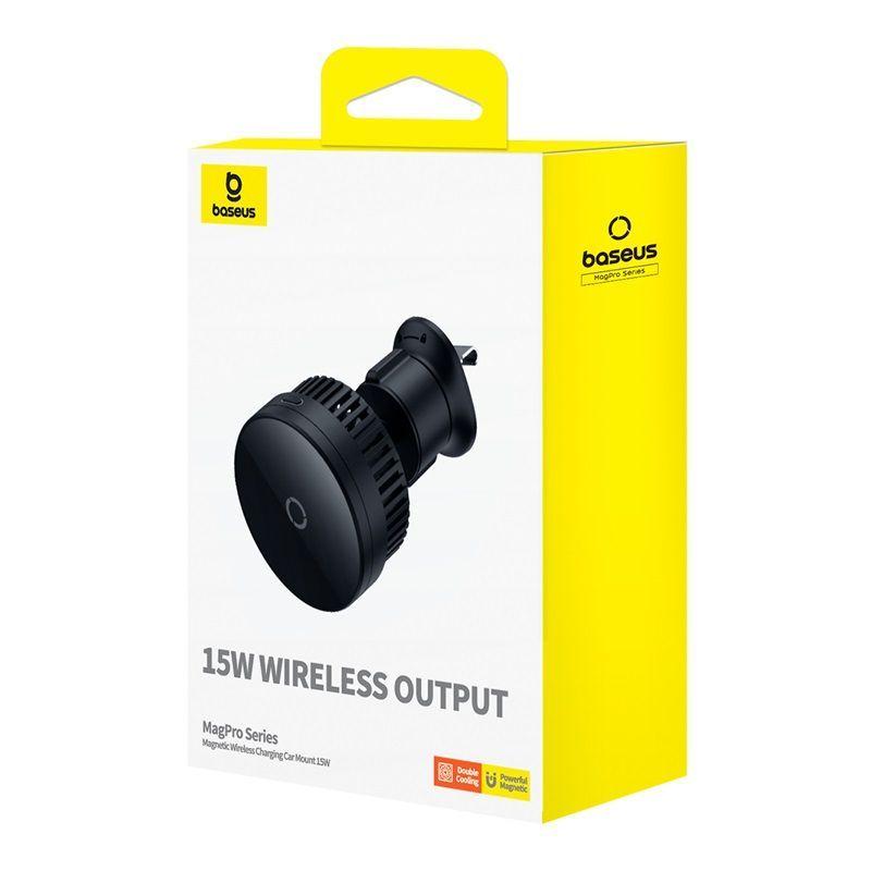 Soporte magnético para Auto Baseus MagPro Series - 15W - Negro-6