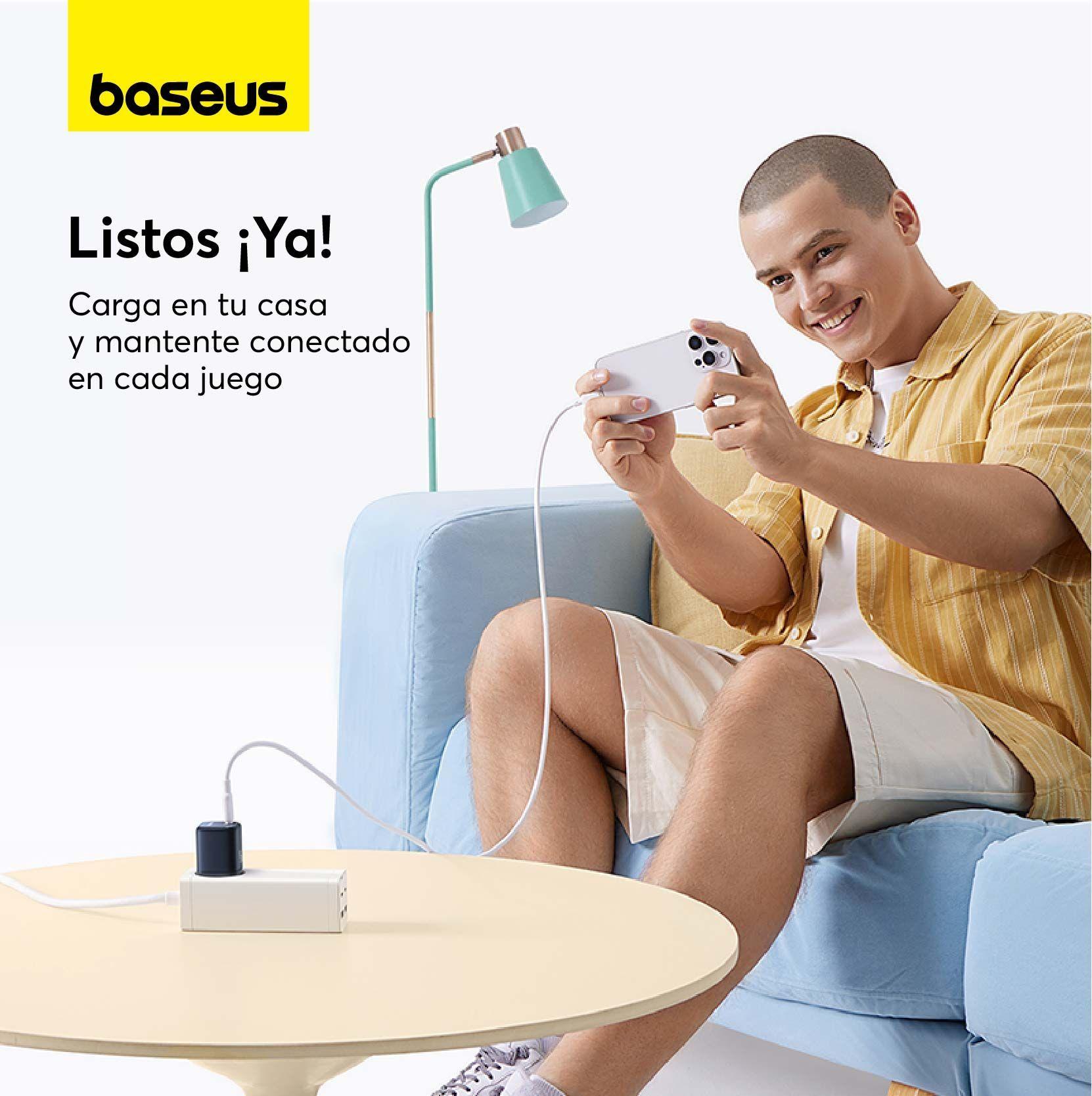 Cargador Rápido Baseus PicoGo GaN6 USB C 45W Negro-5