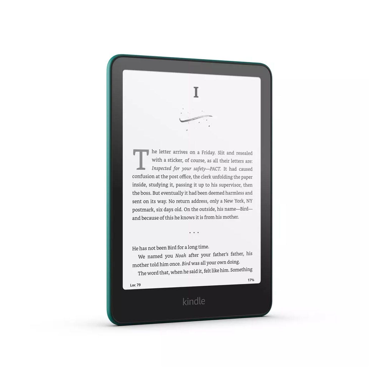 Amazon Kindle Paperwhite 7" e Reader 2024 16 GB Jade con Funda Premium negro-6