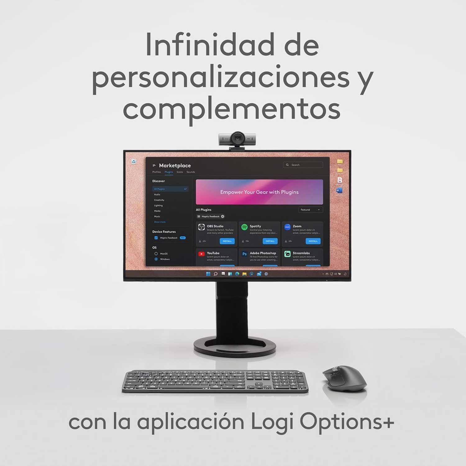 Mouse inalámbrico Bluetooth Logitech MX Master 4-2