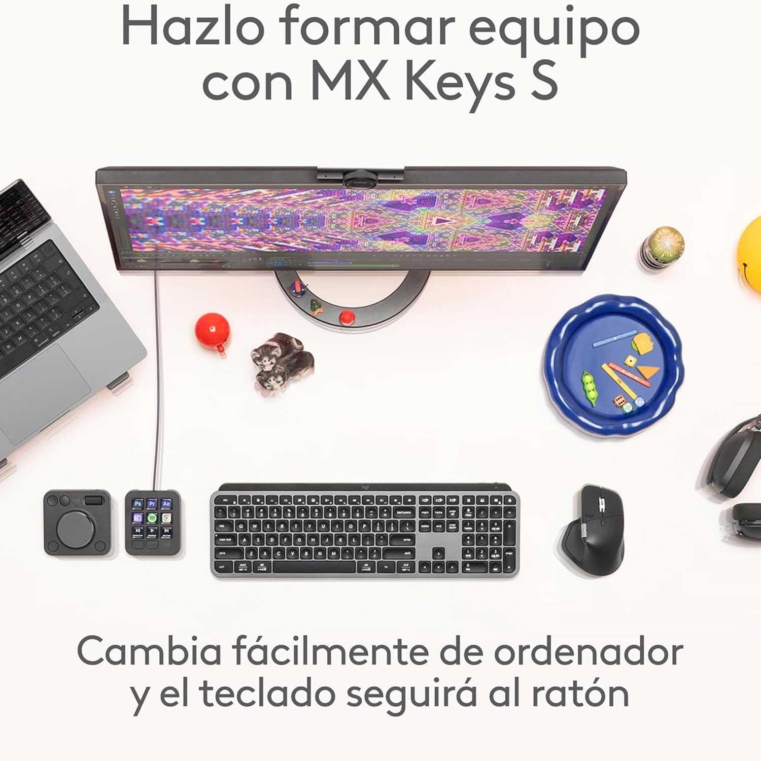 Mouse inalámbrico Bluetooth Logitech MX Master 4-3
