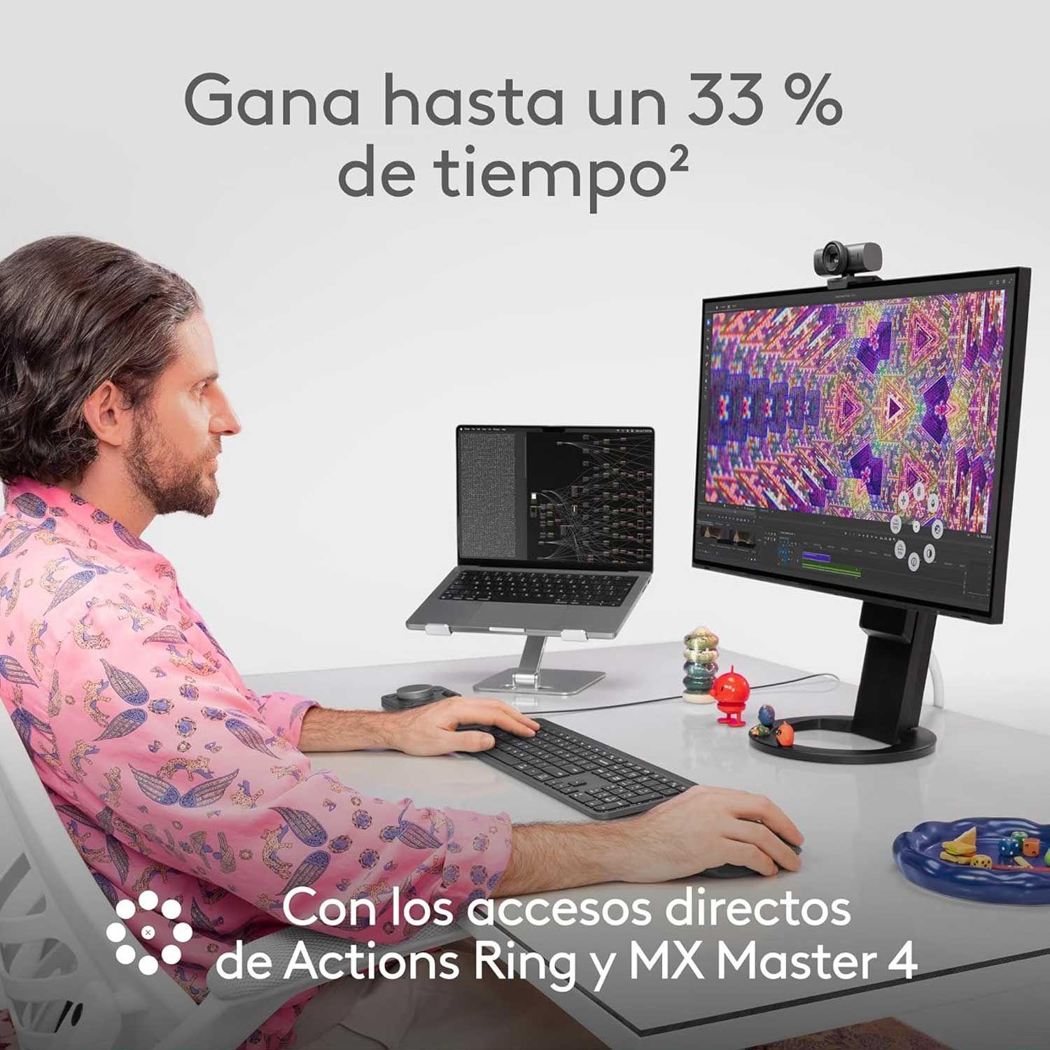 Mouse inalámbrico Bluetooth Logitech MX Master 4-7