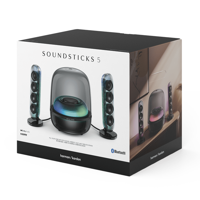 Parlante Bluetooth Harman Kardon SoundSticks 5 - Negro-6
