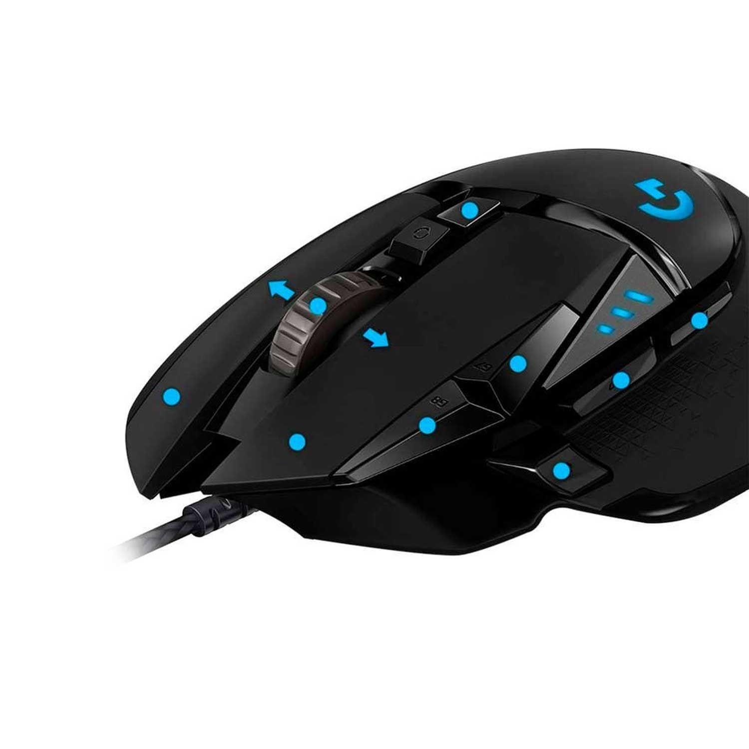 Mouse Alambírico Logitech G502 Hero Negro-2