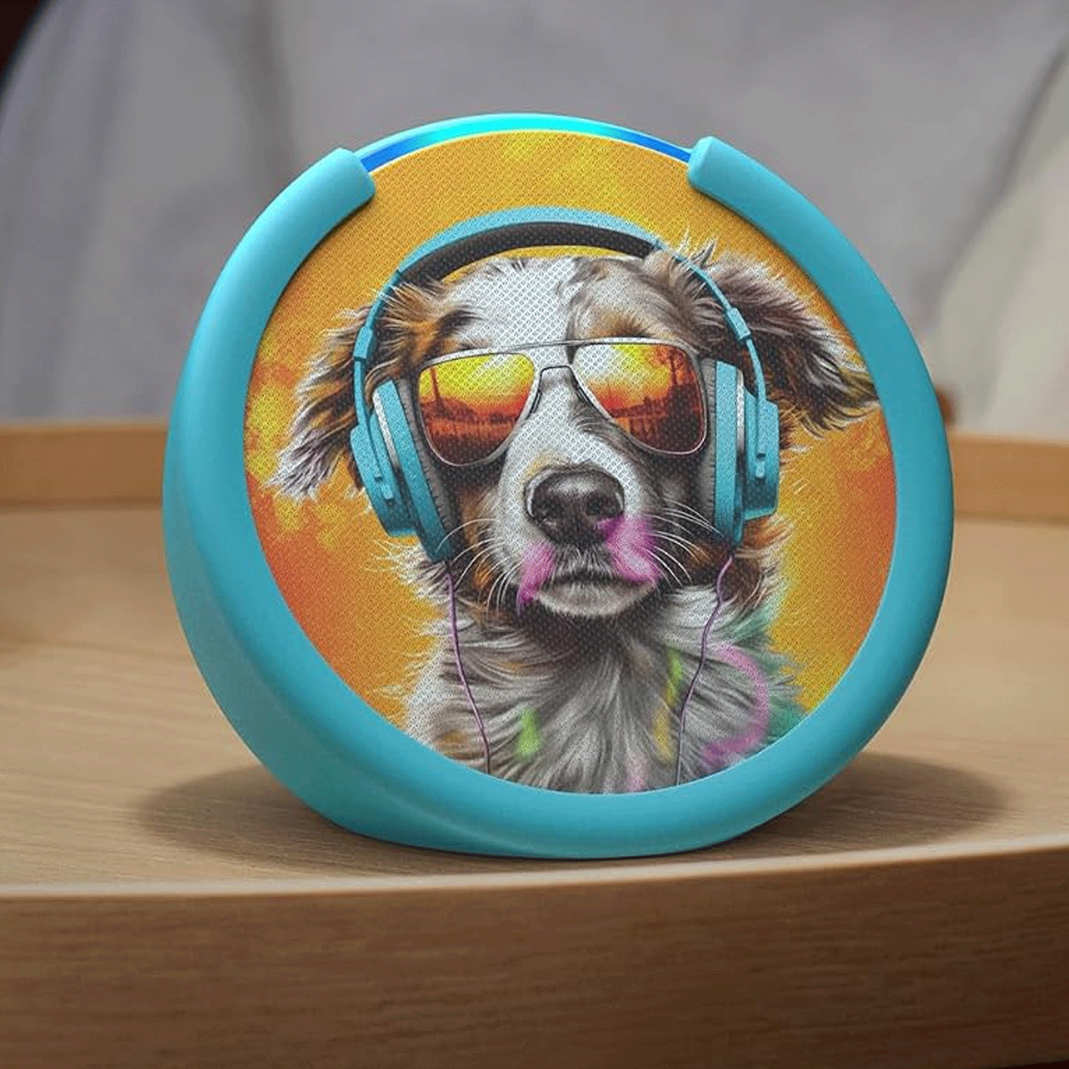 Parlante Inteligente Amazon Echo Pop Kids con Alexa Anthro Pup para Ni os-2