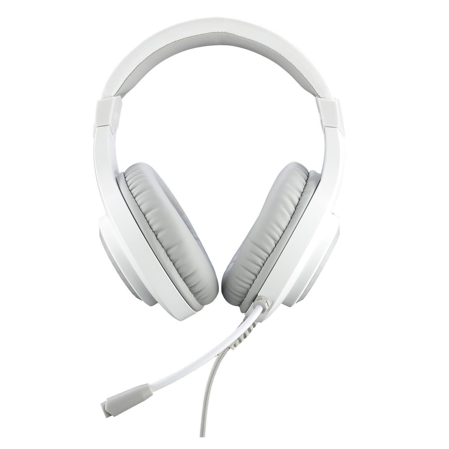 Audífonos Gamer Redragon HYLAS H260W RGB - Blanco-0