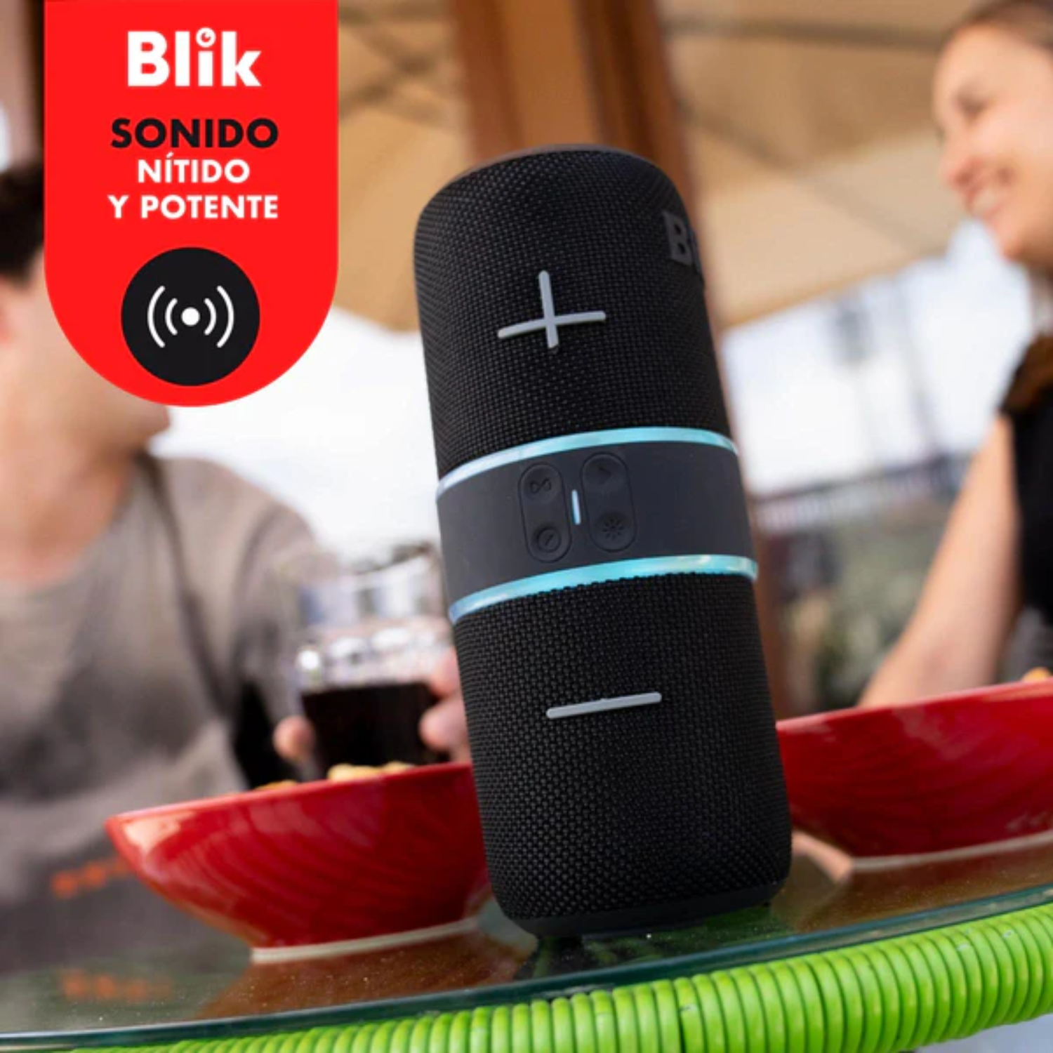 Parlante Portátil Blik Hype360 - Negro-5