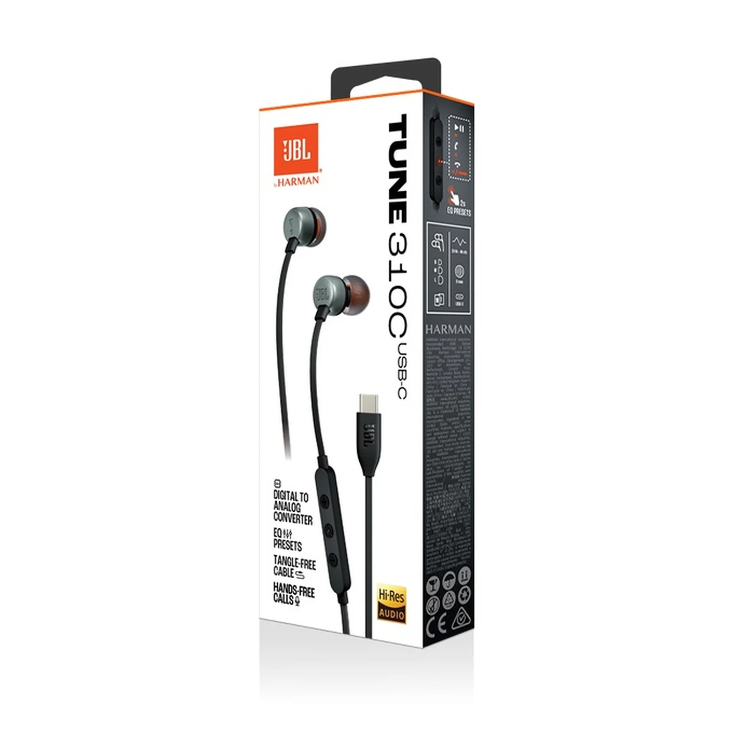 Audífonos JBL TUNE 310C - Negro-4