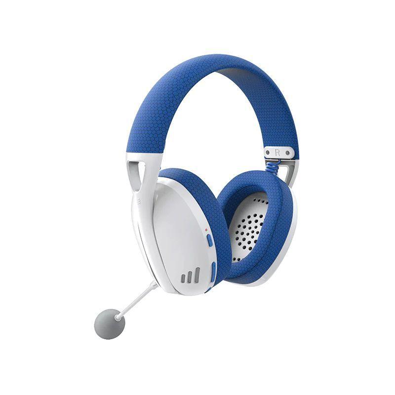 Audífonos Inalámbricos Redragon IRE Wireless Triple Conexión - Blanco/Azul-2