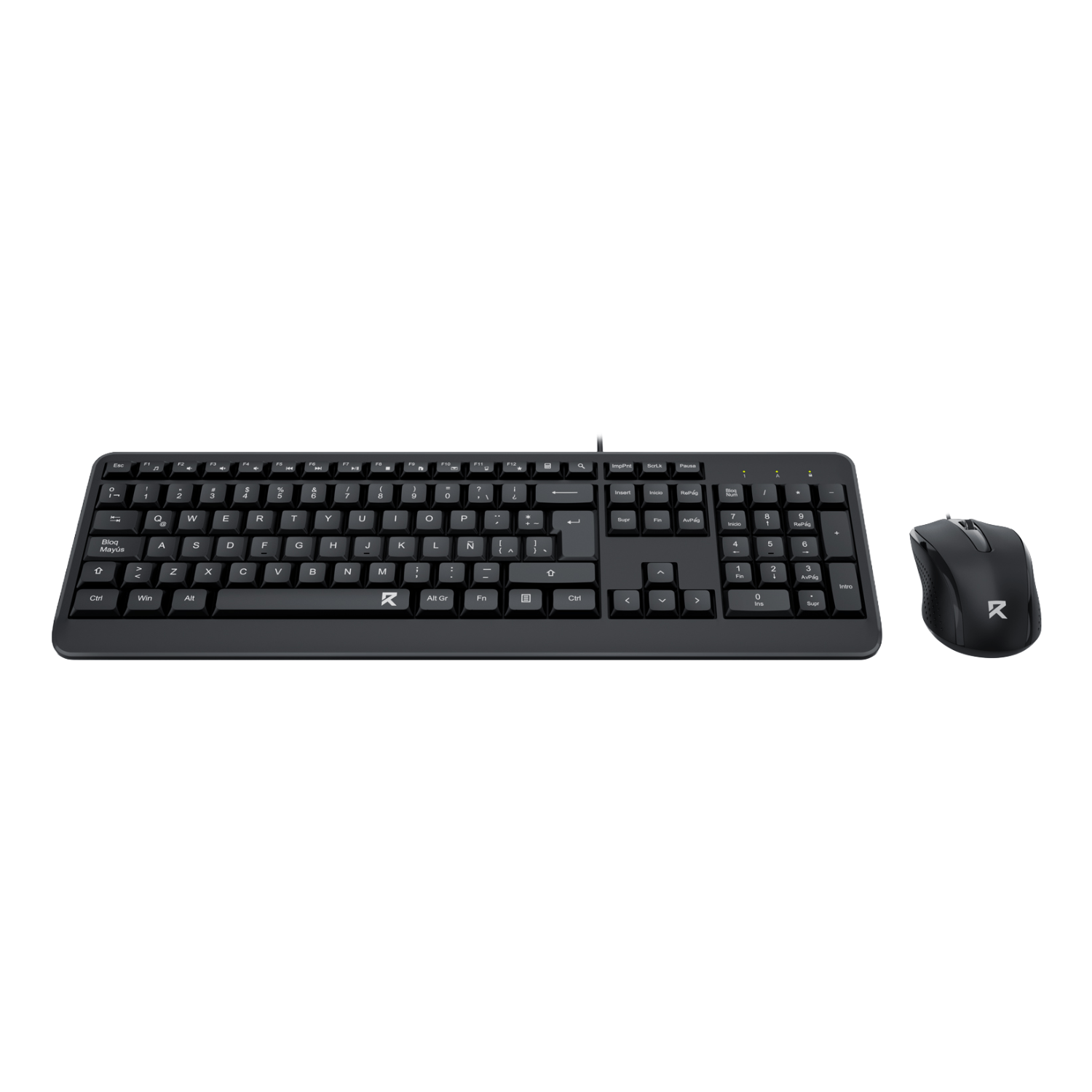 Kit Teclado + Mouse Redragon BS7092 Español negro-2