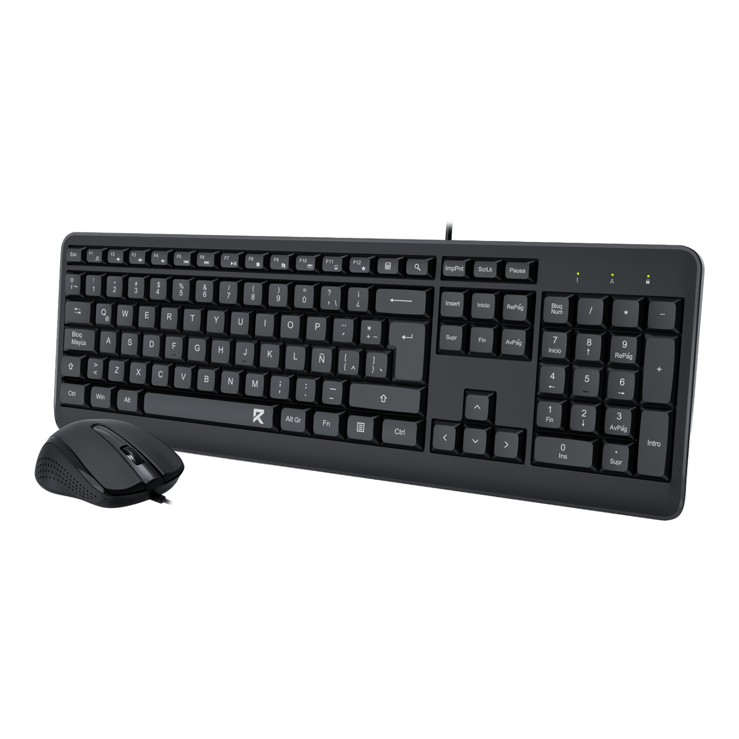 Kit Teclado + Mouse Redragon BS7092 Español negro-3