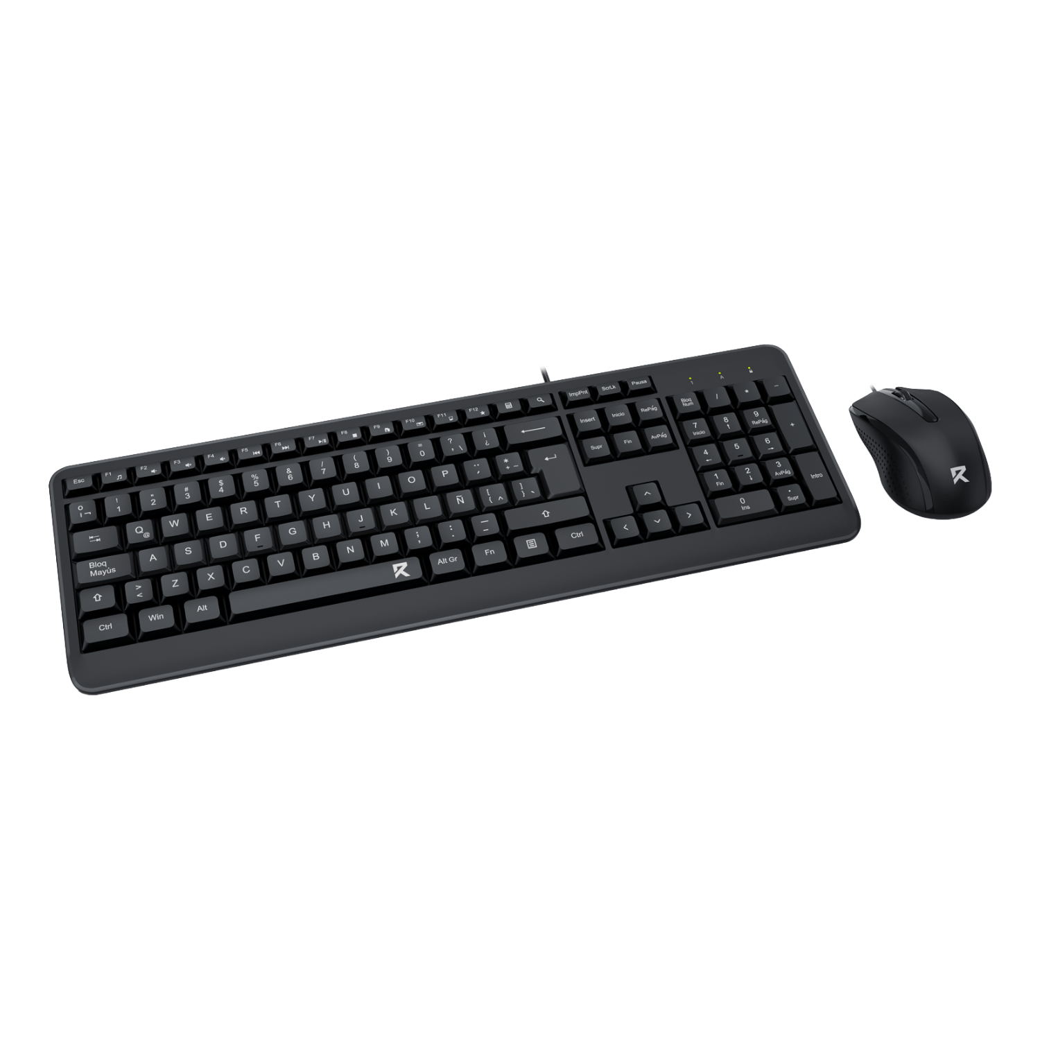 Kit Teclado + Mouse Redragon BS7092 Español negro-4