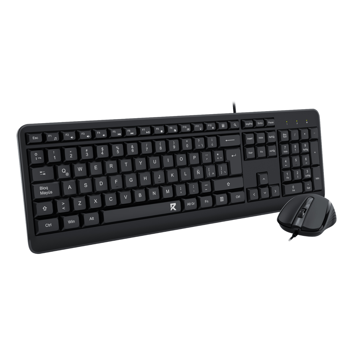 Kit Teclado + Mouse Redragon BS7092 Español negro-7