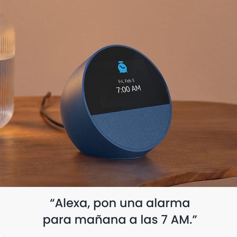 Parlante Inteligente Alexa Echo Spot - Negro-4