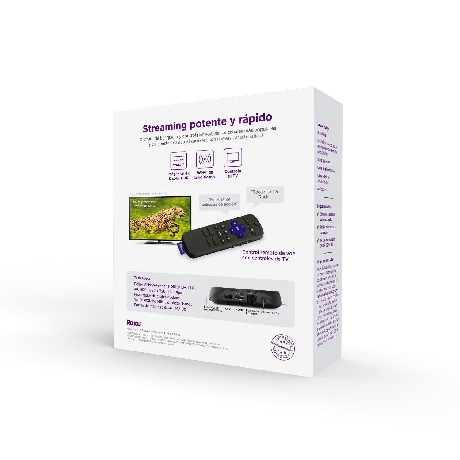 Roku Ultra 4K HDR Dolby Vision - Reacondicionado-1
