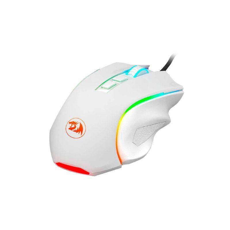 Mouse Gamer Redragon GRIFFIN M607 RGB 7200 DPI Blanco-2