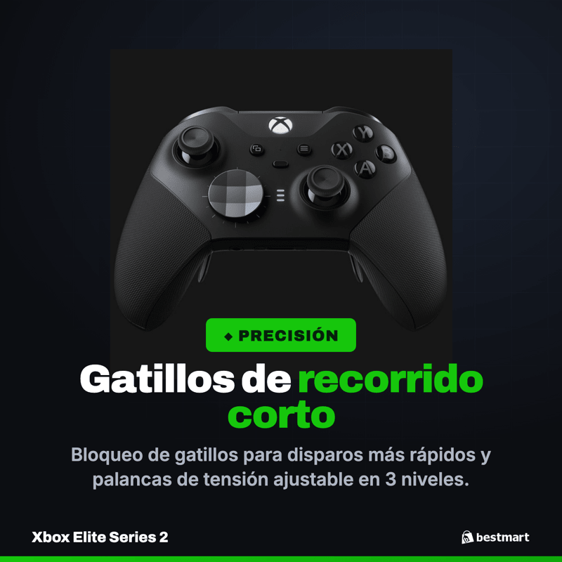 Control Inalámbrico Xbox Elite Series 2 para Xbox Series X/S y PC-7