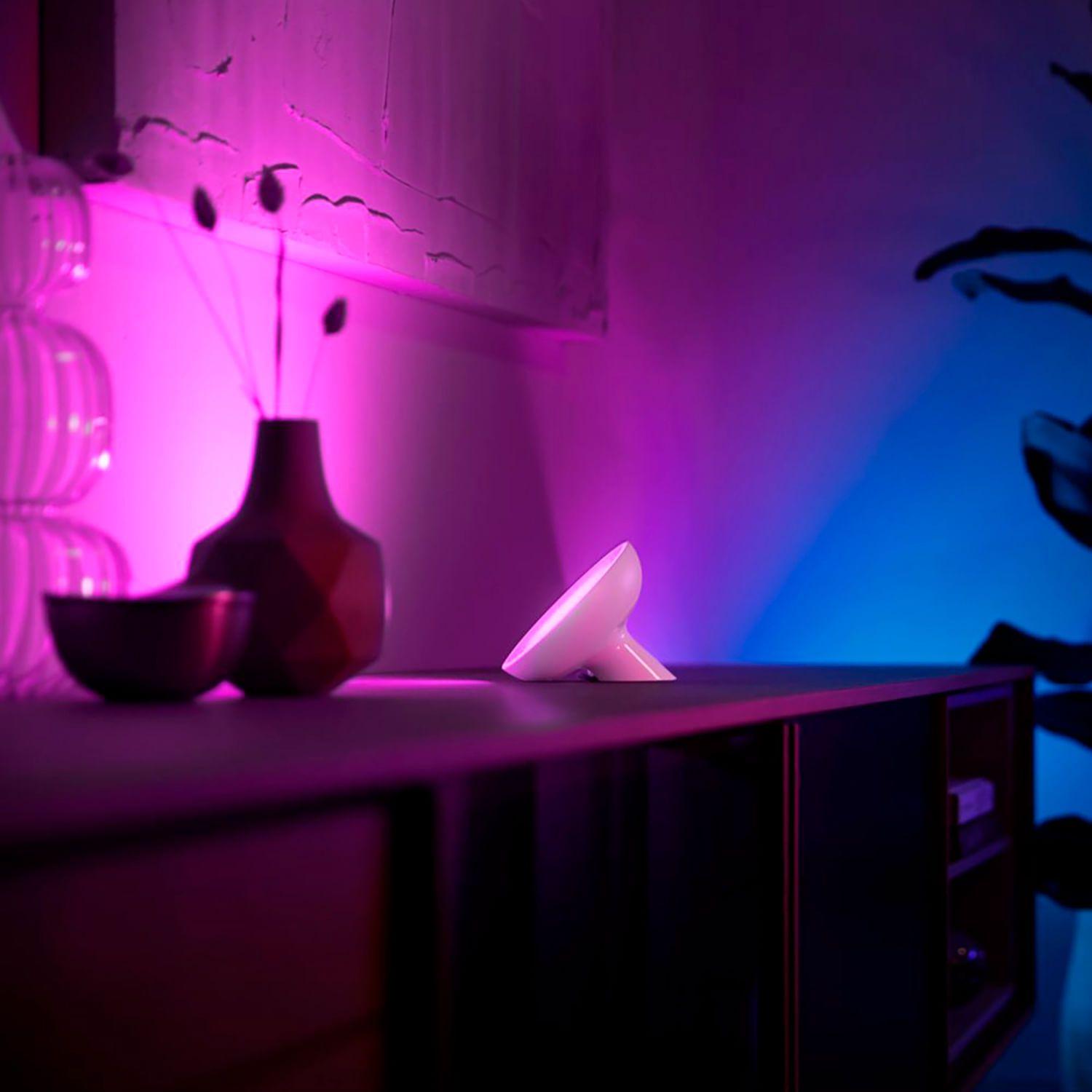 LÁMPARA MESA PHILIPS HUE BLOOM 8W COLOR RGB BLANCA-3