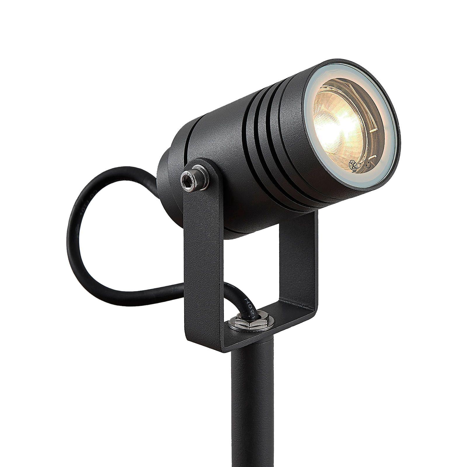 ESTACA LED STUDIO ALTA IP65 (SIN GU10) GRIS-1