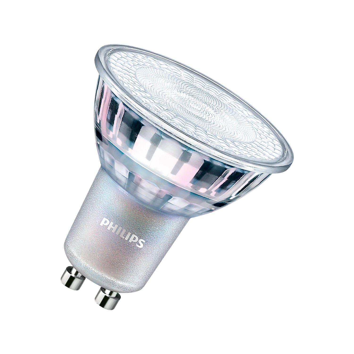 KIT 5 AMPOLLETAS GU10 PHILIPS 5W LUZ CÁLIDA GRIS-1