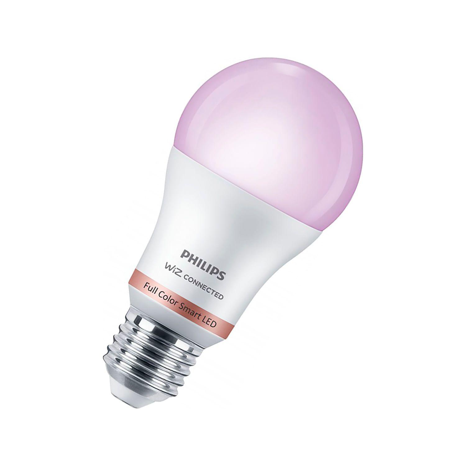 AMPOLLETA E27 WIZ INTELIGENTE 8W L/CÁLIDA A FRÍA Y RGB BLNCO-1