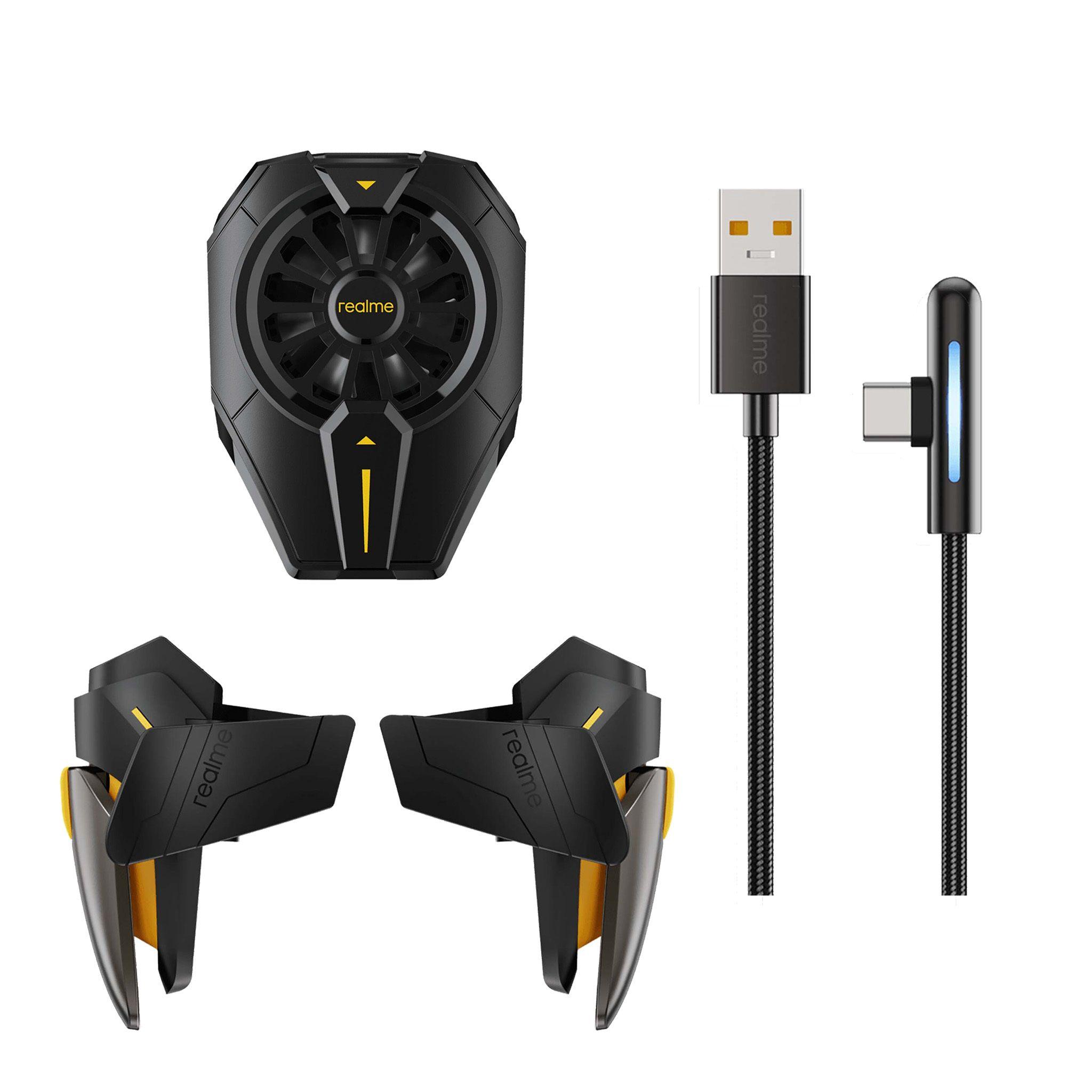 Realme Mobile Game Trigger + Cooling Back Clip + SuperDart-8