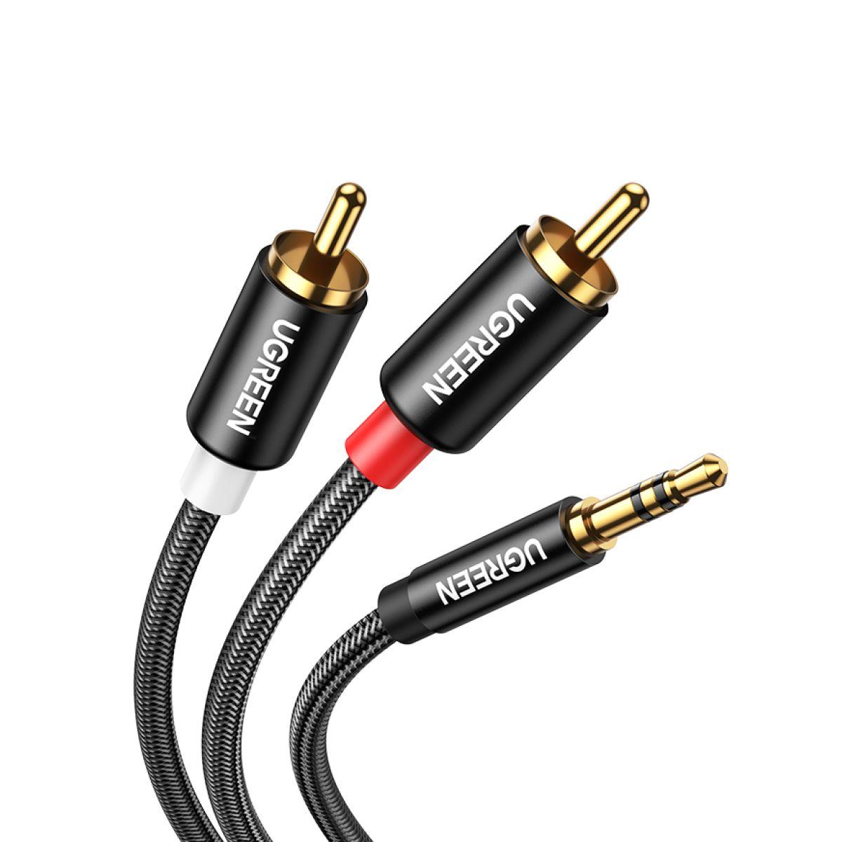 UGREEN Cable de 3,5 mm a 2 RCA 3m-2